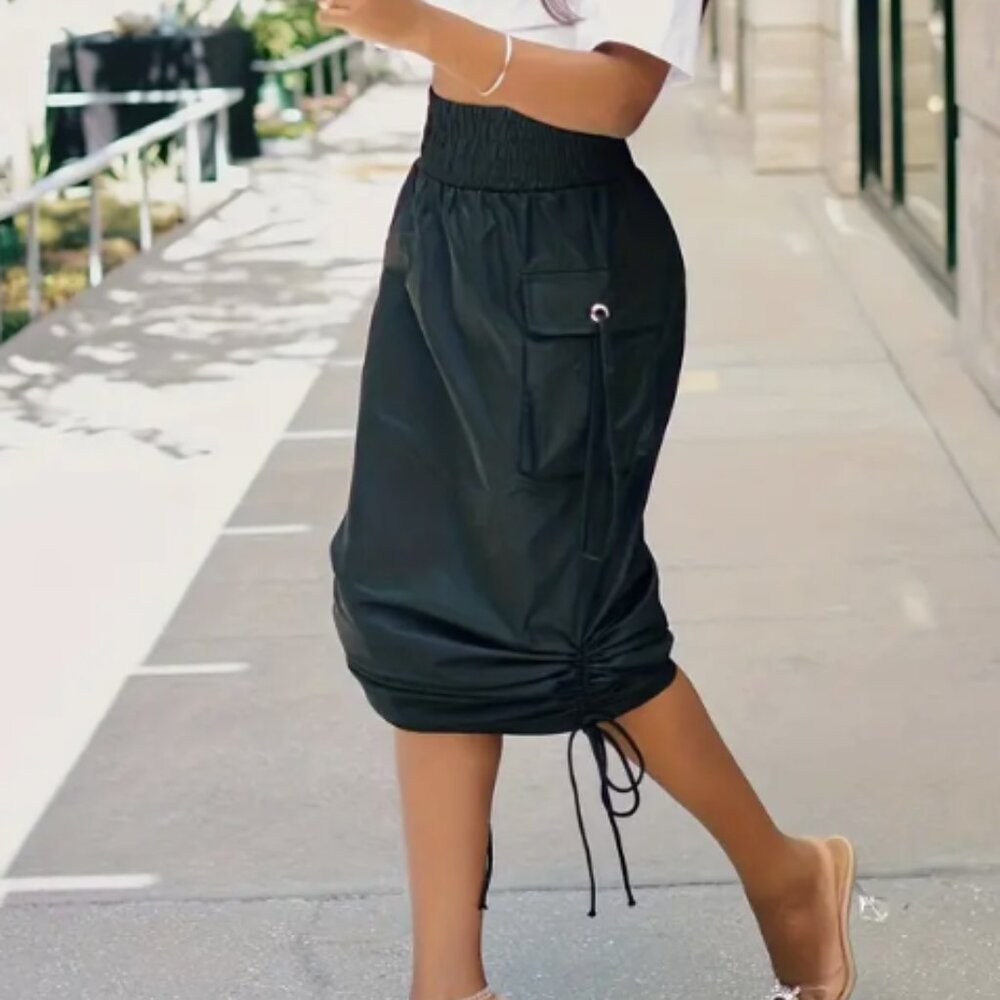 Windbreaker Cargo Skirt